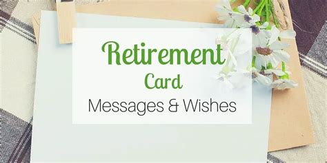 Retirement Card Messages & Wishes