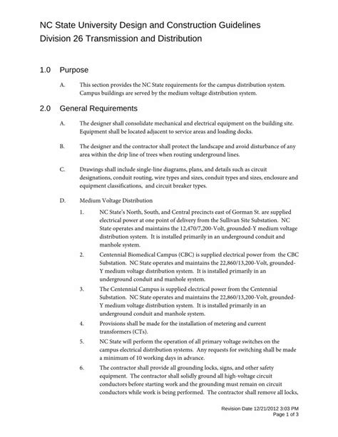 Pdf Division Transmission And Distribution Facilities Medium