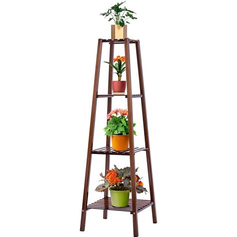 Vivosun In Tall Indoor Outdoor Bamboo Wood Multifunctional Plant