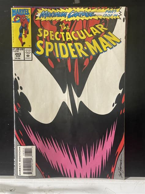 Spectacular Spider Man 203 1993 Marvel Reading Copy Comic Books