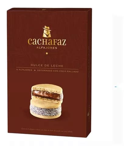 Pack 6 Alfajores Cachafaz Maicena 76g