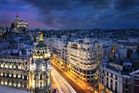 Madrid City Center Gran Vis Spain — Stock Photo © Ventdusud 41975625