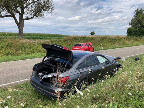 Schwerer Unfall Auf Der L Bei Eppingen Zwei M Nner Schwer Verletzt