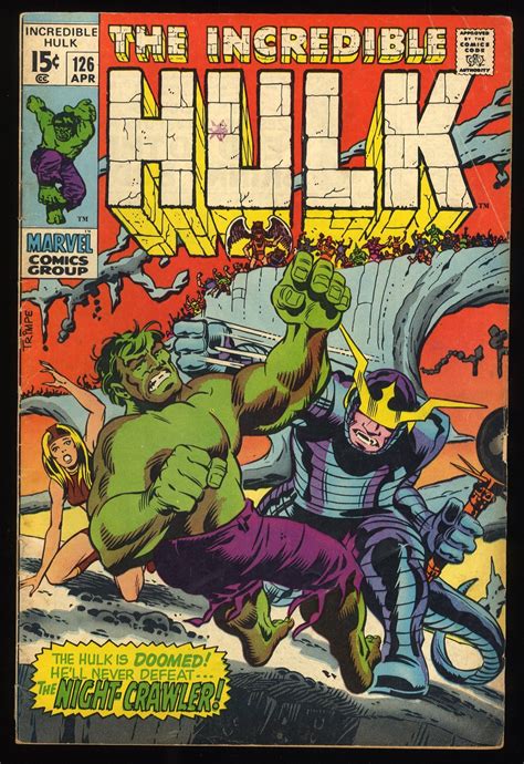 Incredible Hulk 1962 126 1st Barbara Norris Valkyrie Full Runs