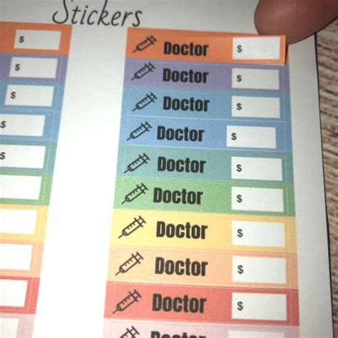 Doctor Stickers Appt Stickers To Do Stickerreminder Sticker