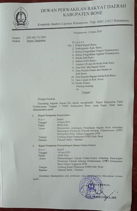 Detail Contoh Surat Undangan Untuk Bupati Koleksi Nomer 36