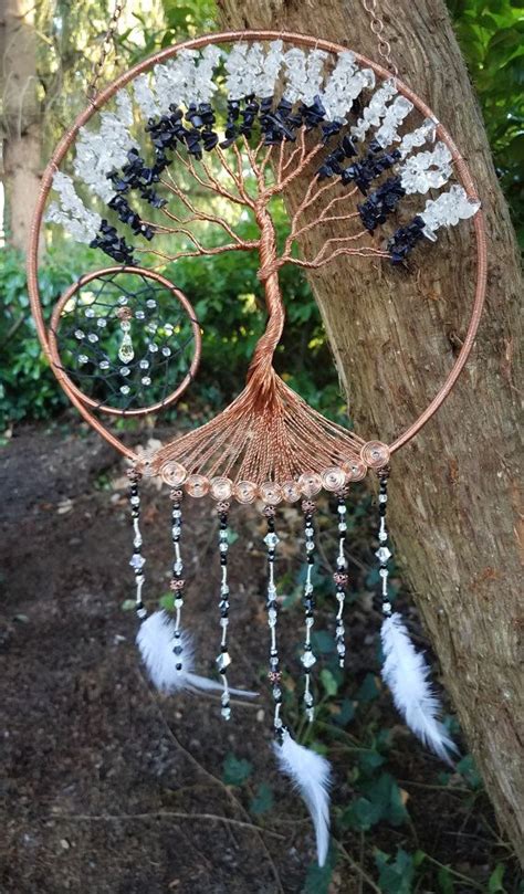 9 Baum Des Lebens Dream Catcher Suncatcher Wandbehang Swarovski