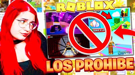 Estos Son Los Juegos Prohibidos De Roblox No Quieren Que Los