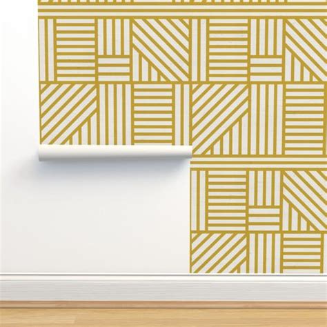 gold metallic lines Wallpaper | Wallpaper, Lines wallpaper, Mural wallpaper