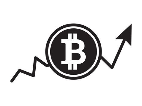 Cryptocurrency Rise Illustration Bitcoin Btc Price Increase Crypto