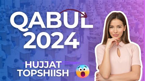 ONLAYN O QISHGA HUJJAT TOPSHIRISH QABUL 2024 My Uzbmb Uz