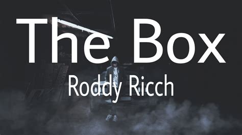 The Box Roddy Ricch Lyric Video Youtube