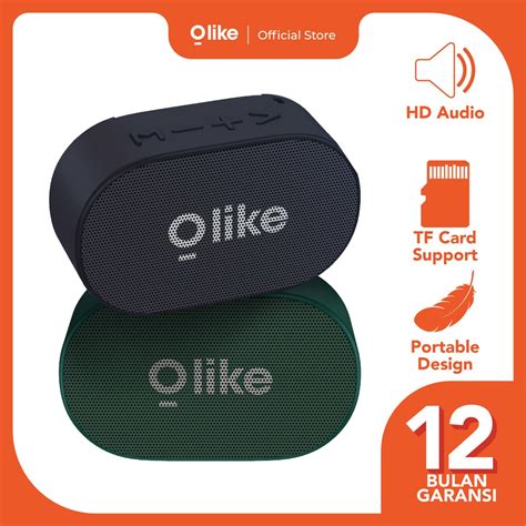 Jual Olike Speaker Bluetooth Wireless Portable Flashdisk Microsd Obs