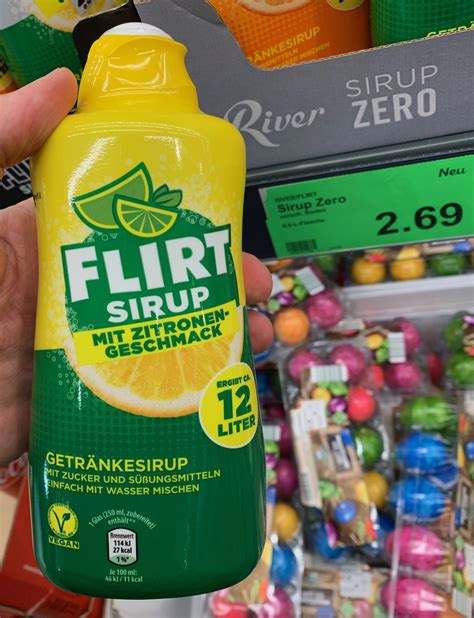 Aldi Flirt Sirup Zitrone Sprite naschkater das Süßigkeiten