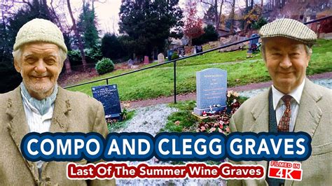 Compo And Clegg Last Of The Summer Wine Graves Of Bill Owen And Peter