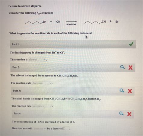 Solved Be Sure To Answer All Parts Consider The Following Chegg