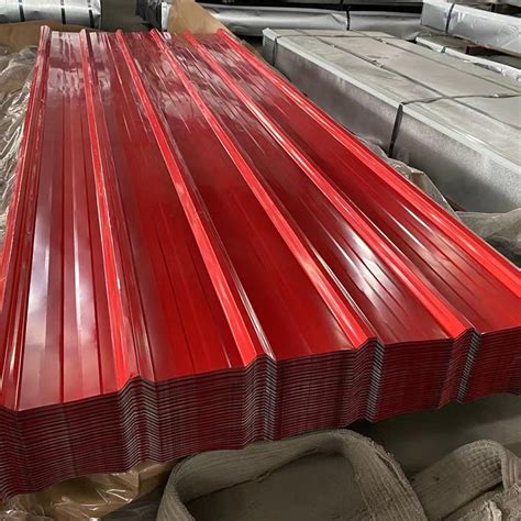 Steel Sheet Iron Roofing Gi Corrugated Metal Coated Galvanized Roof