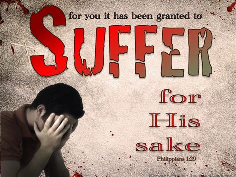 Bible Verses About Suffering Of Believers