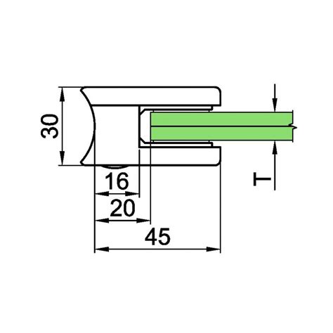 Glasklemme Modell 01 Zinkdruckguss Glasklemmen Zinkdruckguß