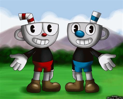 Cuphead and Mugman by OkumuraJaqueline on DeviantArt