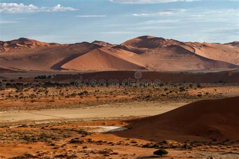 Sunrise in Sossusvlei stock photo. Image of dead, dune - 237282796