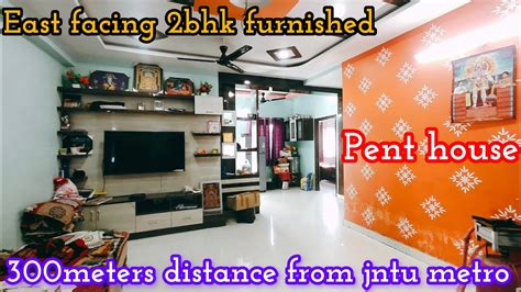 East Facing Furnished 2bhk Pent House For Sale In Addagutta Near Jntu