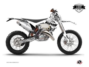 kit déco motocross ktm predator blanc série Kutvek