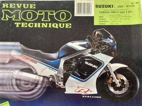 Revue Moto Technique Num Ro Suzuki Gsx R Eur Picclick Fr