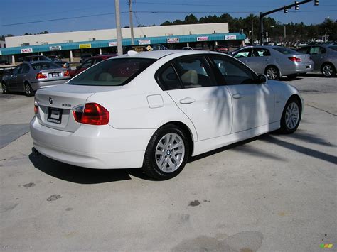 2006 Bmw 3 Series 325i Sedan 2006 Bmw 325i Alpine White Beige