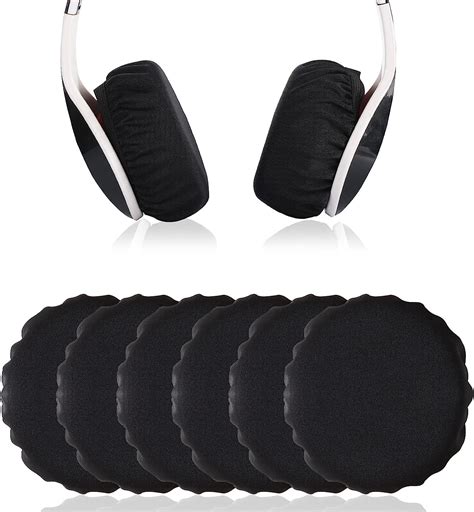 Yizhet Headphone Earpad Covers 6 Pcs Headphone Sweat Covers Washable And Stretchable Headphone