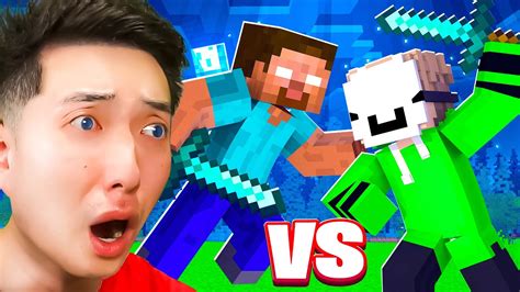 Dream Vs Herobrine Minecraft Battle Animation Youtube