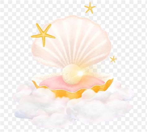 Aesthetic Pearl Shell Png Sticker Premium Png Rawpixel