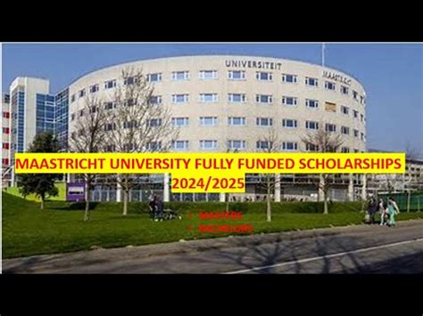 Maastricht University Scholarships For International Students