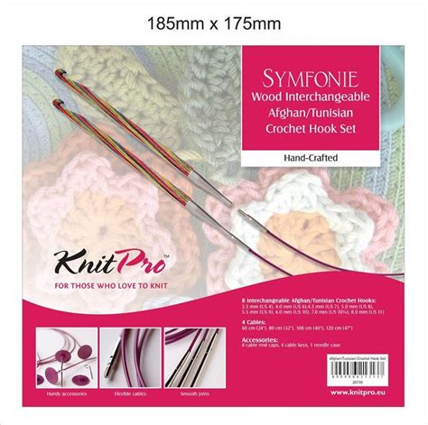 Knit Pro Symphonie Tunisian Crochet Hook Set Etsy