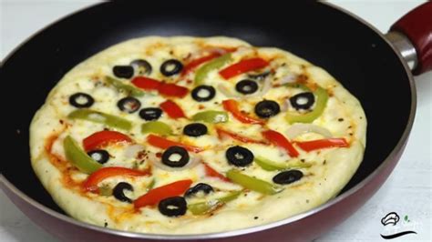 Pan Pizza Recipe Pizza Recipe Without Oven Eggless Pizza Without Oven Veg Pan Pizza Recipe