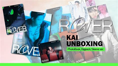 Unboxing Kai Rd Mini Album Rover Photobook Digipack Sleeve Ver