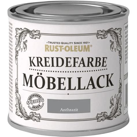 Rust Oleum Kreidefarbe Möbellack Anthrazit Matt 125 ml kaufen bei OBI