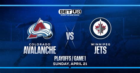 Avalanche Vs Jets Game Prediction Odds Player Props Pick April