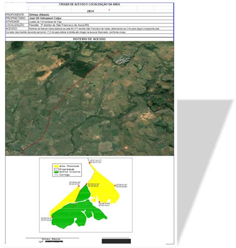 Mapa de localização Adenilson Giovanini