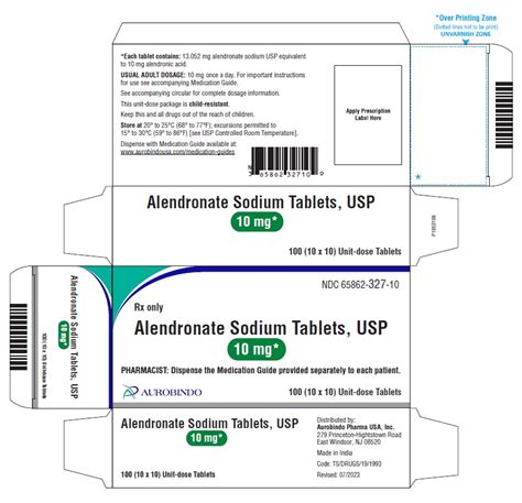 Dailymed Alendronate Sodium Tablet