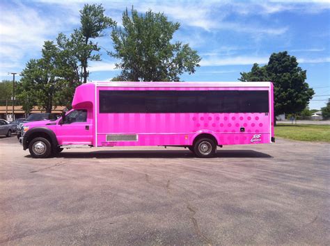 Pink Limo Bus | Syracuse Limo Bus