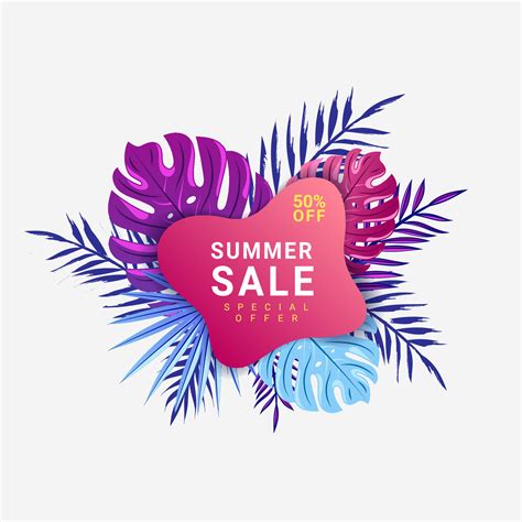 Summer sale banner 27260941 Vector Art at Vecteezy