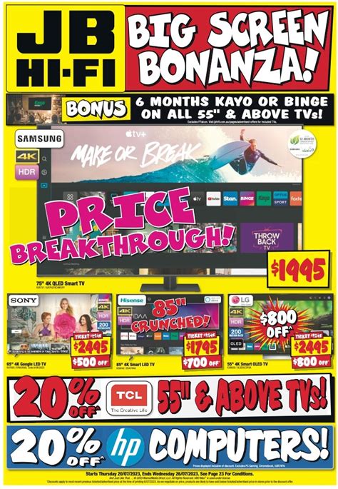 JB Hi Fi Catalogue TVs Jul 2023 Catalogue AU