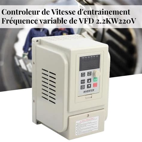 Variateur De Fr Quence Vfd Entra Nement Monophas Vac Pour Moteur