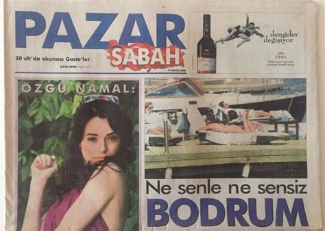 Sabah Gazetesi Pazar Eki May S Zg Namal R Portaj Polemik