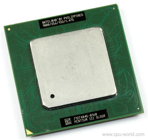 Intel Pentium III processor families