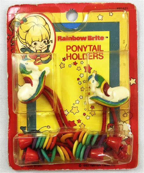 Rainbow Brite Ponytail Holders Starlite Kat S Meow 1983