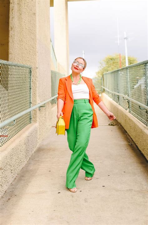 Orange Blazer, Apple Green Trousers. - The Hunter Collector | Green ...