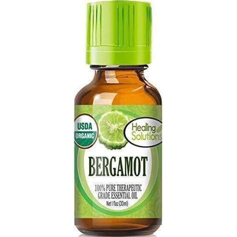 Organic Bergamot Essential Oil 100 Pure Usda Certified Organic