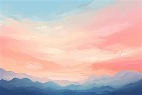 Pastel backgrounds landscape outdoors. AI | Premium Photo Illustration ...